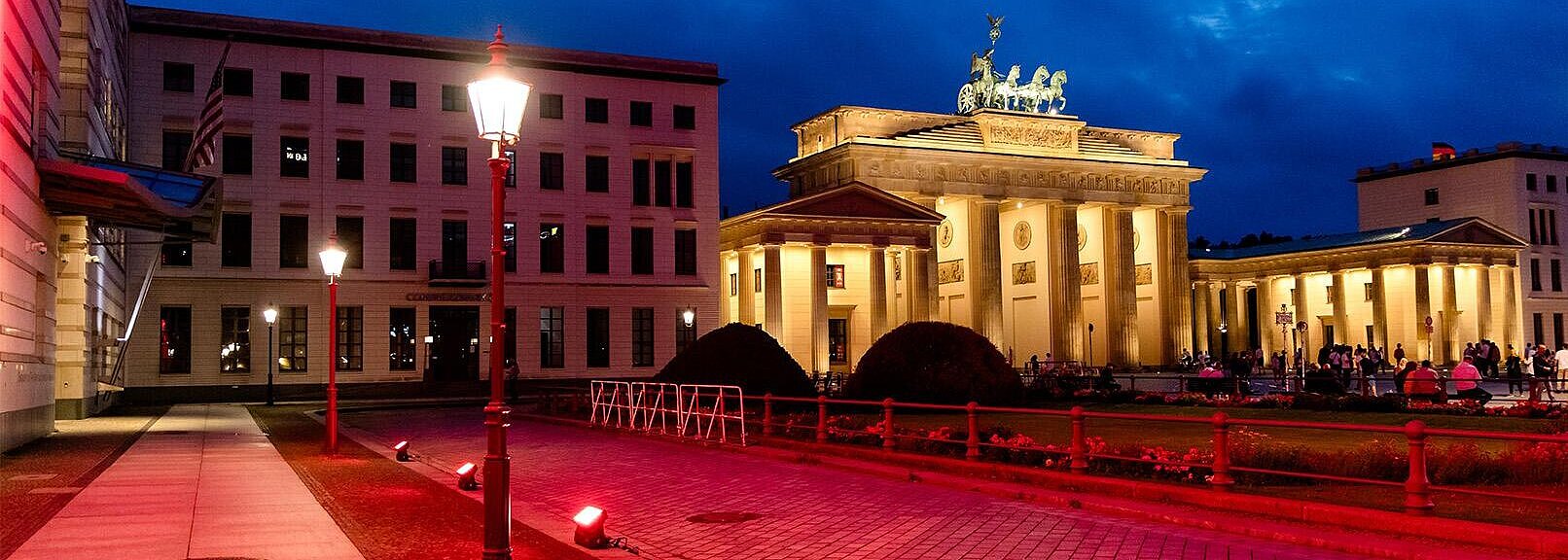 Ansicht der Event-Location Berlin; Ansicht Brandenburger Tor 