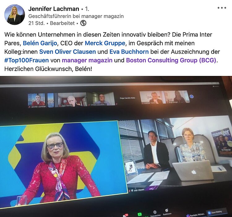 Symbolbild führt zu Social Media